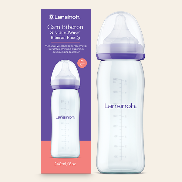 240 ml Cam Biberon & NaturalWave® Biberon Emziği